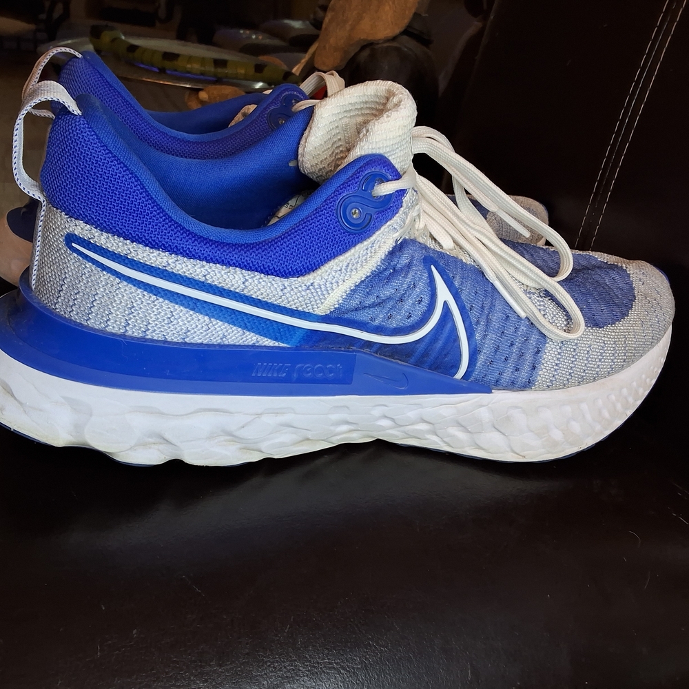 Nike React Infinity Flyknit Blue White Shoes Mens… - image 10